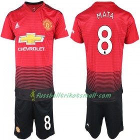Fußballtrikots Manchester United Juan Mata 8 Kinder 2018-2019 Kurzarm Heimtrikotsatz kaufen